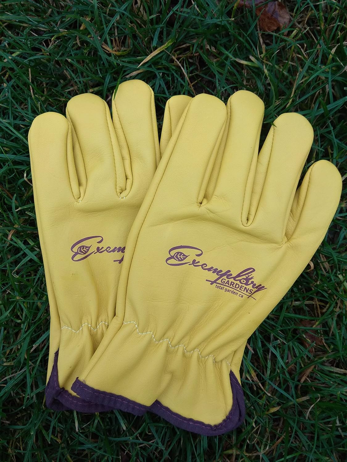 General Purpose Utility Driver Rigger Safety Extra Small Yellow Heavy Duty Goatskin Leather Work Gloves For