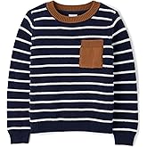 Gymboree Boys and Toddler Long Sleeve Crew Neck Pullover Sweater