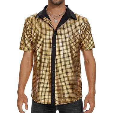 Amazon Best Sellers: Best Men's Novelty Button-Down Shirts