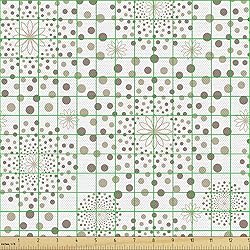 Ambesonne Abstract Fabric by The Yard, Geometric