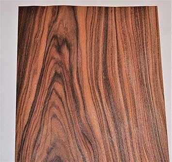 Santos Rosewood Raw Wood Veneer Sheets 9 5 X 49 Inches 1 42nd Thick Amazon Com