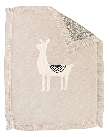 llama receiving blanket