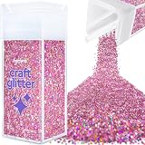 Hemway Glitter Shaker Pink Holographic 130g Fine Craft Glitter