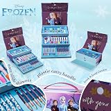 Disney Frozen Art Set for Girls with Pencils and Pens 40+ Pcs Case view 4