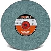 CGW 8 x 1 x 1-1/4 T1 GC80-I-V Bench Wheel Green Silicon Carbide One Wheel Per Lot