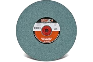 CGW-CAMEL CGW 8 x 1 x 1-1/4 T1 GC80-I-V Bench Wheel Green Silicon Carbide One Wheel Per Lot