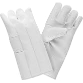 Newtex Zetex&reg; Heat Resistant Gloves &ndash; 14&rdquo; High Temperature Gloves (Up to 1300&deg;F) &ndash; Industrial Furnace, Foundry, Welding, Glass Handling &ndash; Wool Lined, Made in USA