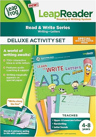 Amazon Com Leapfrog Leapreader Deluxe Writing Workbook Learn To Write Letters With Mr Pencil Toys Games
