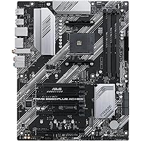 ASUS Prime B550-PLUS AC-HES AMD AM4 (3rd Gen Ryzen) ATX Motherboard (Dual M.2, PCIe4.0, WIFI5, 1Gb Ethernet, SATA 6 Gbps, USB