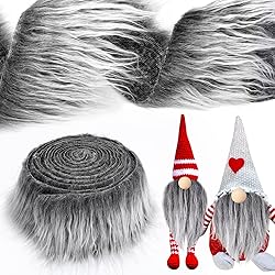 Tatuo Faux Fur Fabric Christmas Fluffy Fuzzy Craft