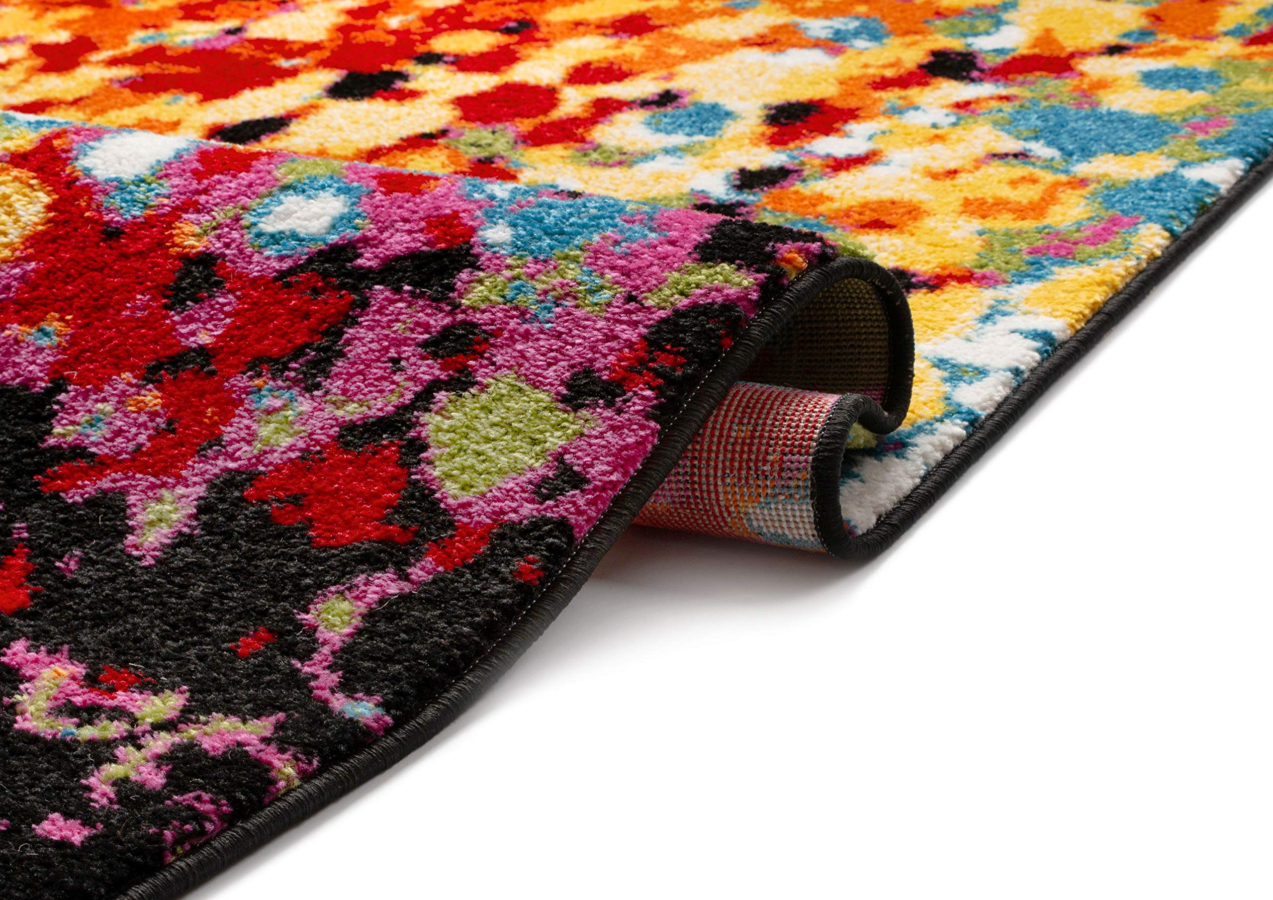 Impasto Multi Geometric Red Yellow Blue Modern Abstract Painting Area