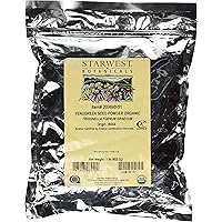 Starwest Botanicals Organic Fenugreek Seed Powder, 1 Pound