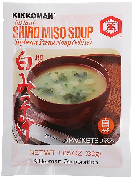 KIKKOMAN INSTANT SHIRO MISO SOUP, 3 CT, 1.05 OZ