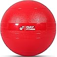 Weighted Slam Ball by Day 1 Fitness – 30 lbs RED - No Bounce Medicine Ball - Gym Equipment Accessories for High Intensity Exercise, Functional Strength Training, Cardio