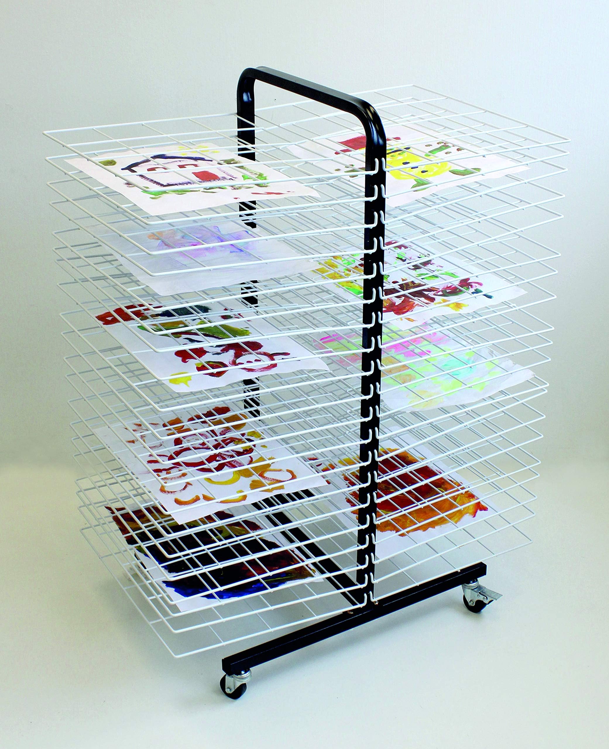 40-Shelf Mobile Drying Rack
