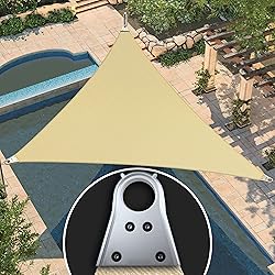 Amgo 39' x 47' x 61.07' Beige Triangle Super Ring