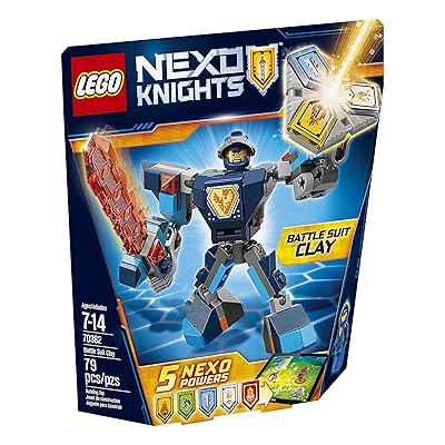 LEGO Nexo Knights Battle Suit Clay 70362 Building Kit (79 Piece)