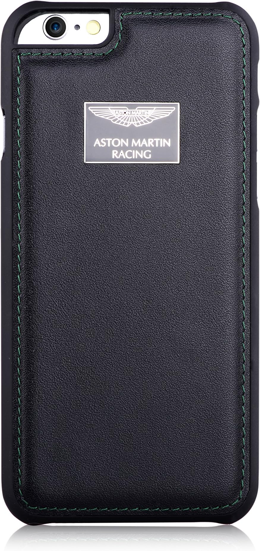 Aston Martin Racing Black Leather Back Case for iPhone 6