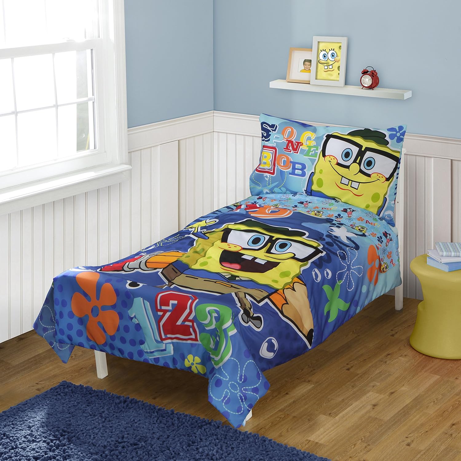 Amazon Com Spongebob Squarepants Toddler Bedding Set 4 Piece Baby