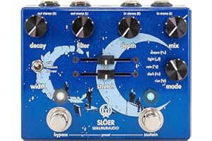 Walrus Audio SLOER Stereo Ambient Reverb, Blue