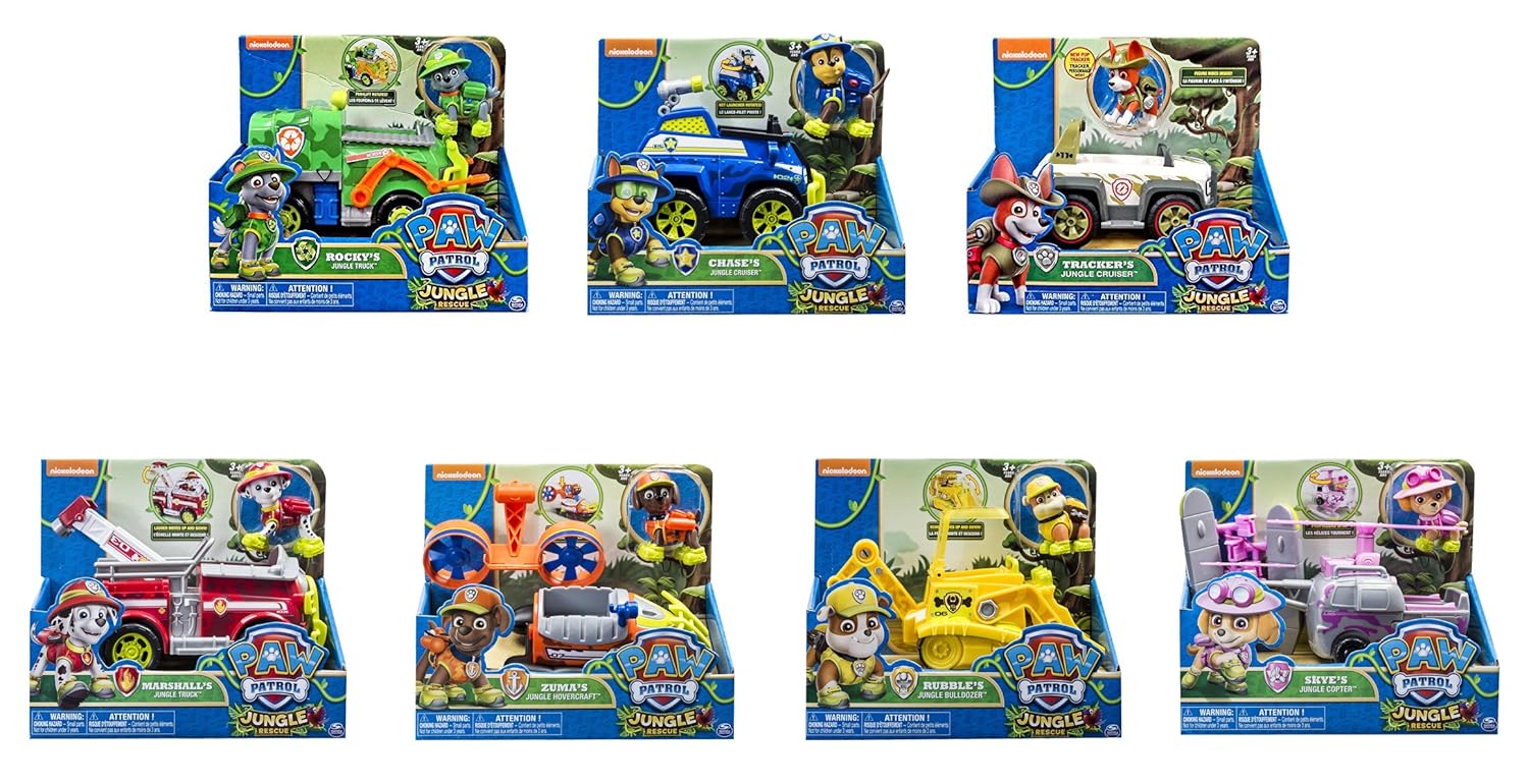 paw patrol jungle patroller rescue