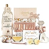 NOVITAR Engagement Gifts For Women- Bride To Be Newly Engaged Her, Bridal Shower Gifts, Fiancée Future Mrs Box Set, Wedding Basket, Party Idea 12 Piece Set