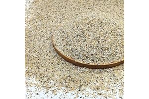 FANTIAN 5 lbs Aquarium Sand, 0.6-1.2 mm Aquarium Substrate for Freshwater Fish Tank. Decorative River Rocks Gravel for Fish Tank, Plants Potted, Fire Pits, Candle, Vase and Crafts