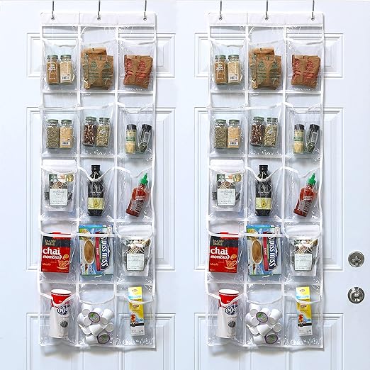 Amazon Com 2 Pack Simplehouseware Crystal Clear Over The Door