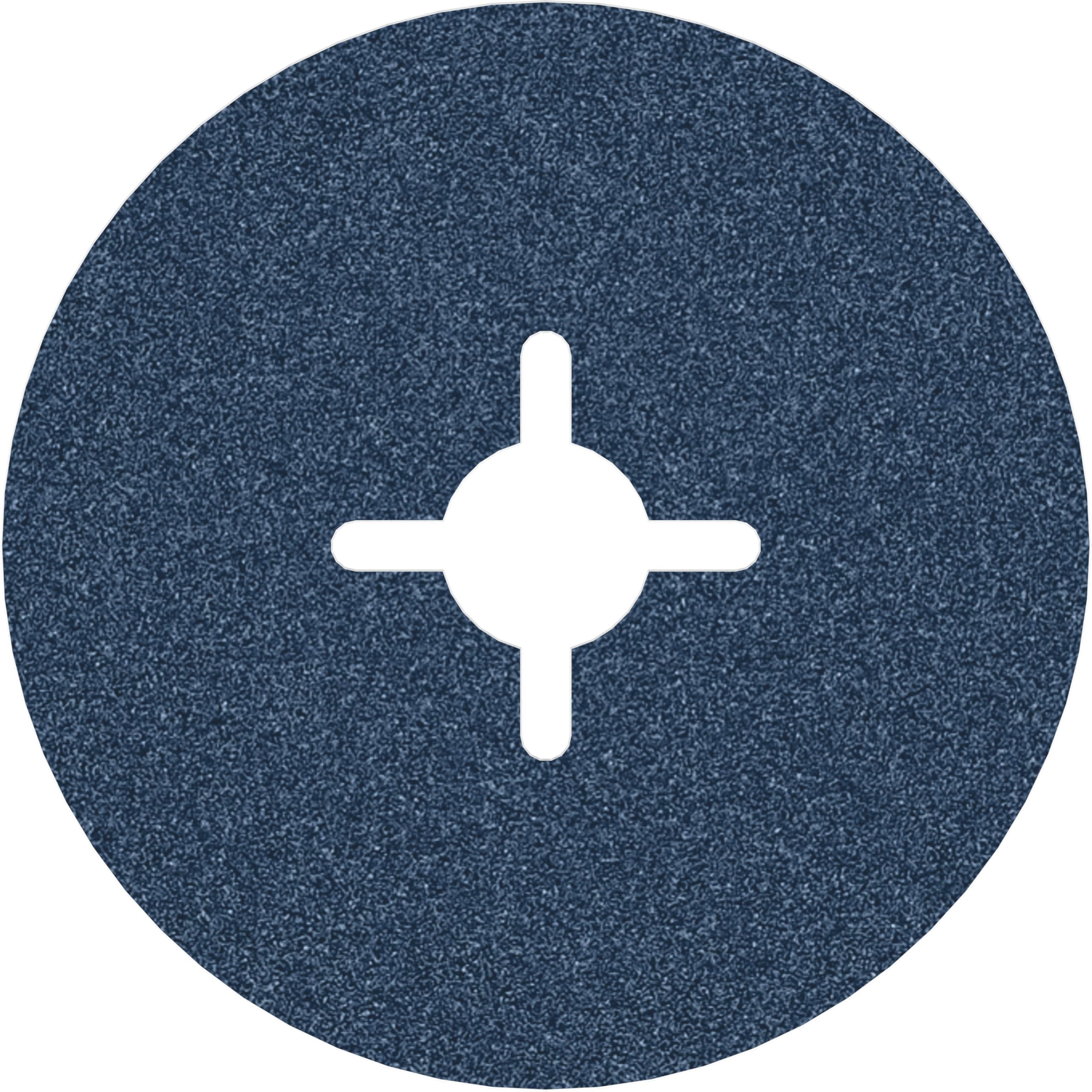 BOSCH 2608606729 115MM X 22MM P100 ZIRCONIA FIBRE SANDING DISCS FOR METAL