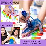 Joyin 36 Colors Washable Tempera Paint Sticks Non Toxic Quick Dry Mess Free view 4