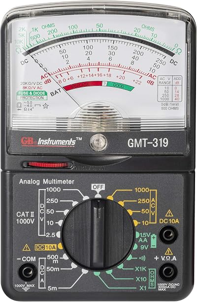 Gardner Bender GMT-319 Multimeter Tester 7 Function 19 Range 1000V RJ45 RJ11