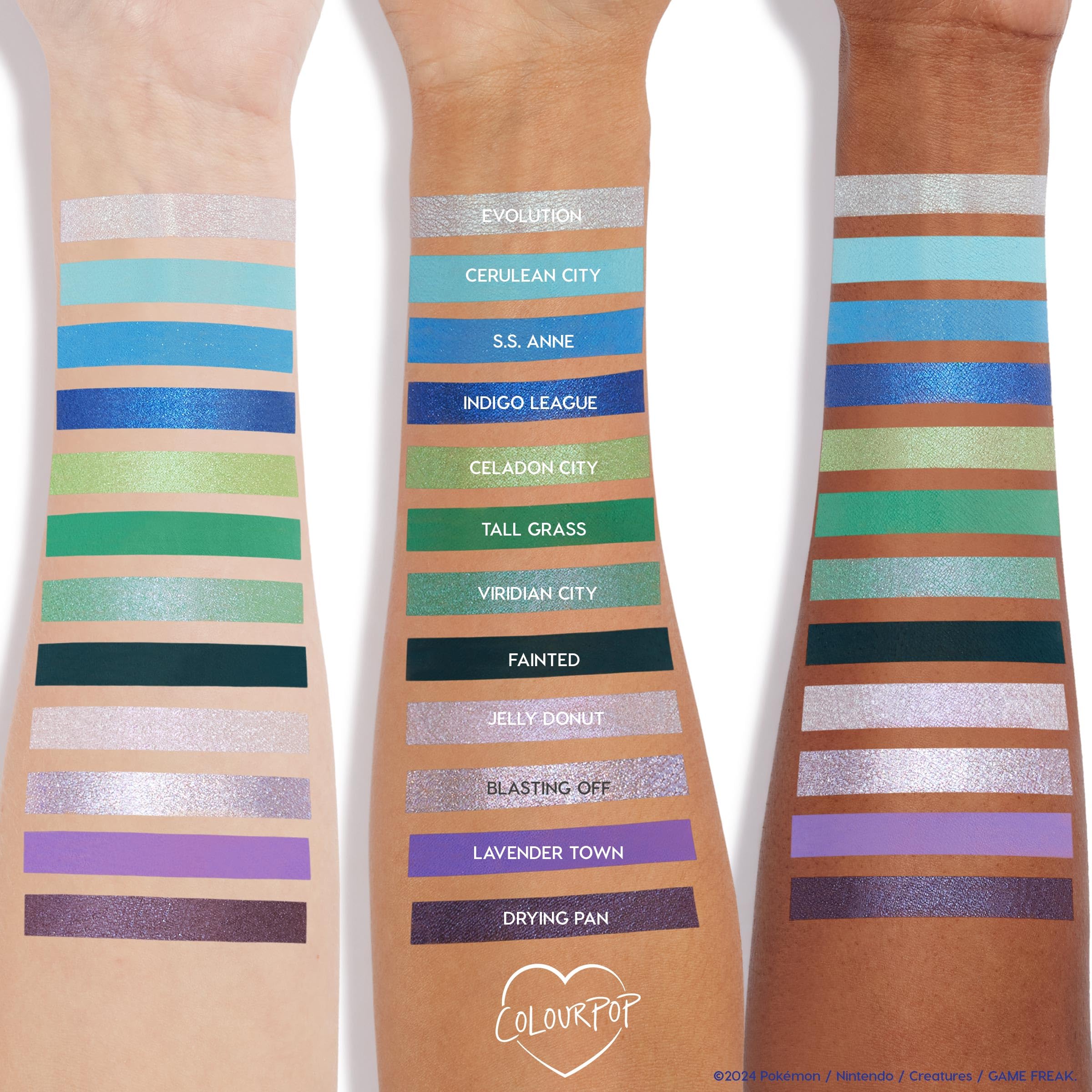 ColourPop x Pokémon Pallet Town Eyeshadow Palette