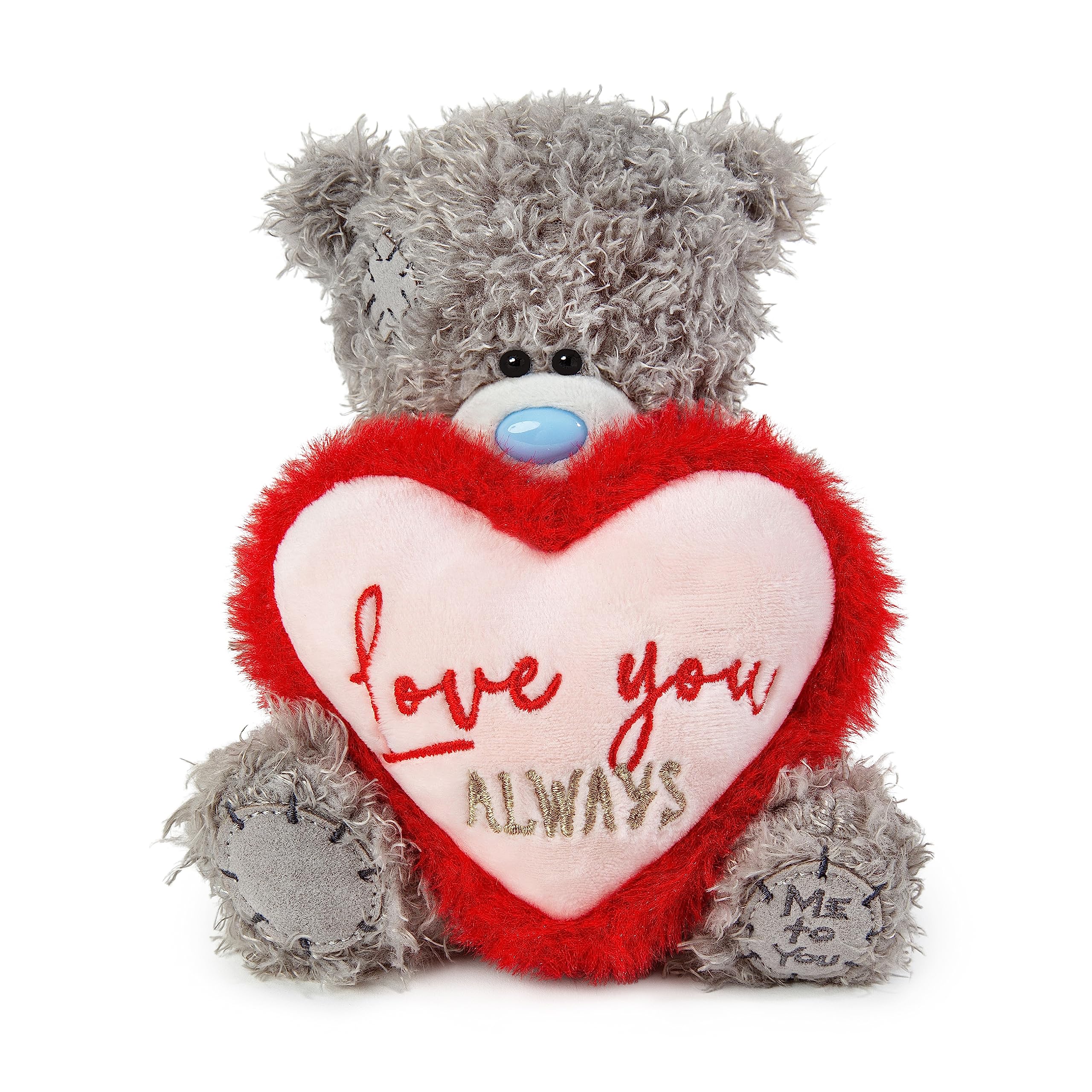 Me to You Tatty Teddy Christmas 'Love You Always' Bear On Gift Plinth 15cm High - Official Collection