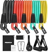PROIRON Anti-Break Resistance Bands Set 5 Tubes 2 Handles Door Anchor view 1