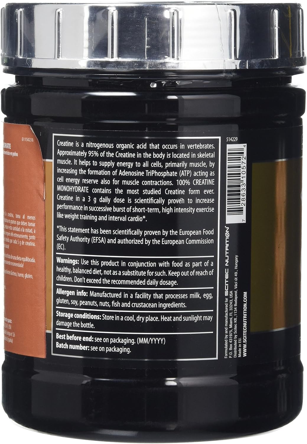 Scitec Nutrition 100% Creatine Monohydrate, 500 g, 500g - Image 3