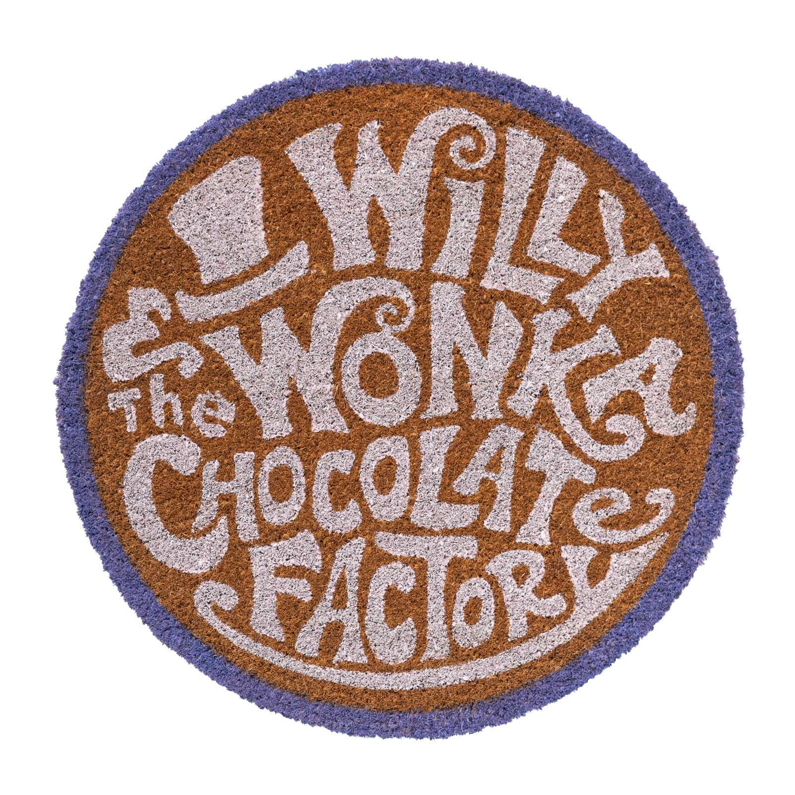 Grupo Erik Door Mat - Willy Wonka Gifts | 19.7 x 19.7 inches - 50 x 50 cm Coco Coir, Coconut Coir, Indoor & Outdoor Door Mat | House Gifts, Home Decor Gifts