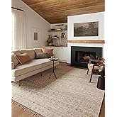 Loloi Angela Rose Rivers Collection RIV-03 Sand/Ivory 5'-0" x 7'-6" Reversible Area Rug