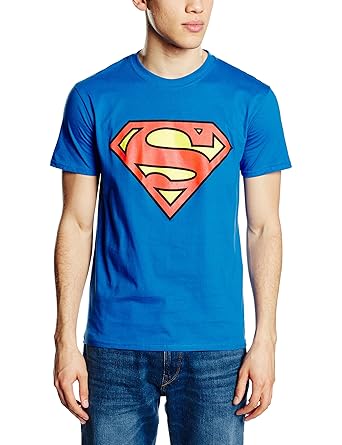 DC Comics Herren T-Shirt Superman Logo