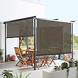 Windscreen4less Outdoor Shade Blinds Patio Roll Up