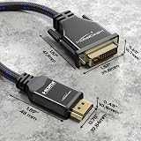 Kabeldirect HDMI to DVI Adapter Cable 0.5m A.I.S Shielded Nylon Braided view 6