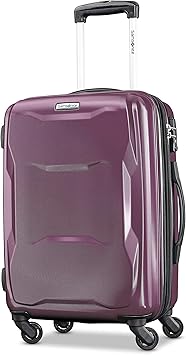 samsonite purple suitcase