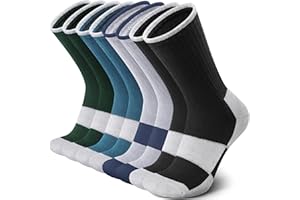 REAMPHY Thermal Socks for Men 4 Pairs Thick Wool Warm Socks Winter Hiking Crew Socks Mens Woolen Cozy Boot Socks Cold Weather