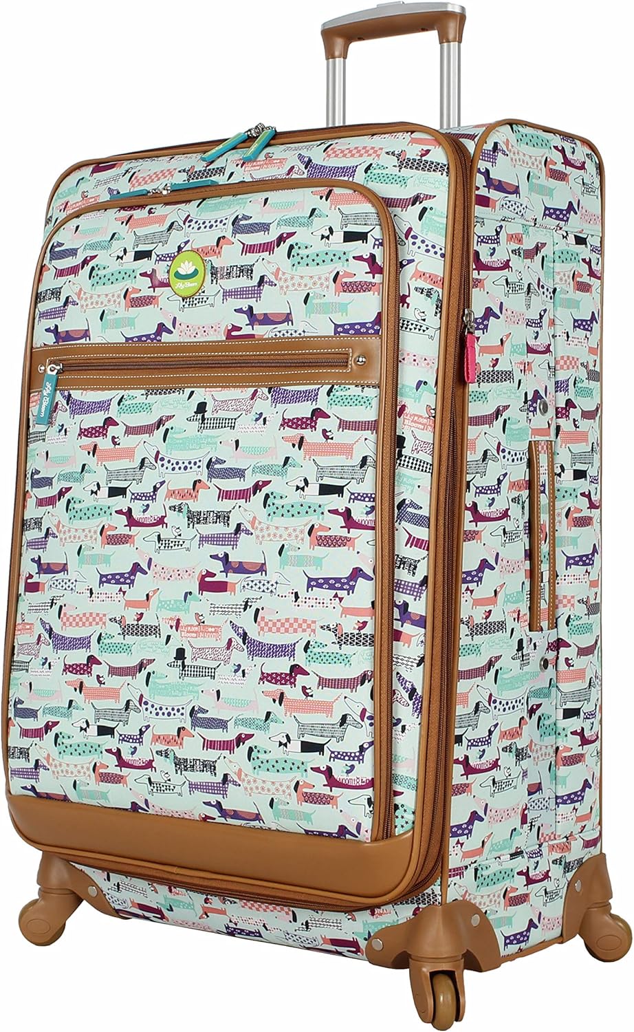 Lily Bloom Luggage Large Expandable Design Pattern