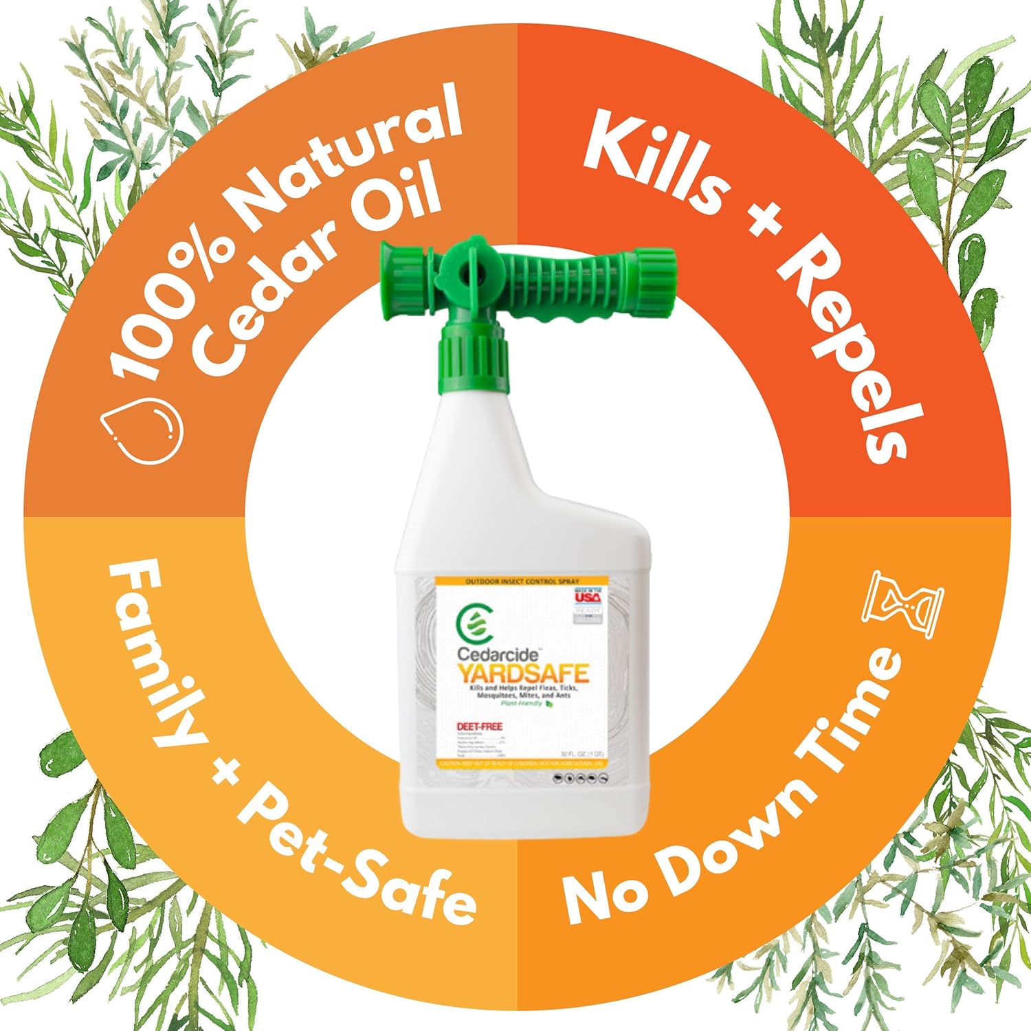 Amazon Com Cedarcide Yardsafe Quart Cedar Oil Mosquito Yard Spray Pet Safe Natural Pest Control Lawn Spray Kills Repels Fleas Ticks Ants Mites And Harmful Biting Insects In All Stages Amazon Com Cedarcide Yardsafe Quart Cedar Oil Mosquito Yard Spray Pet Safe Natural Pest Control Lawn Spray Kills Repels Fleas Ticks Ants Mites And Harmful Biting Insects In All Stages
