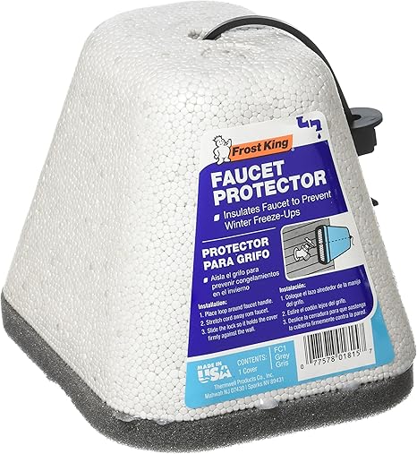 Frost King Fc1 Outdoor Foam Faucet Cover To Prevent Freeze 2
