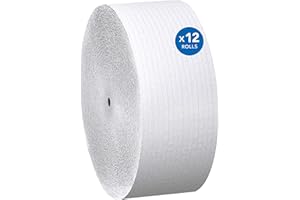 Scott Professional Coreless High-Capacity Jumbo Roll Toilet Paper, Bulk (07005), White, (12 Rolls at 2,300' Each, 27,600'/Cas