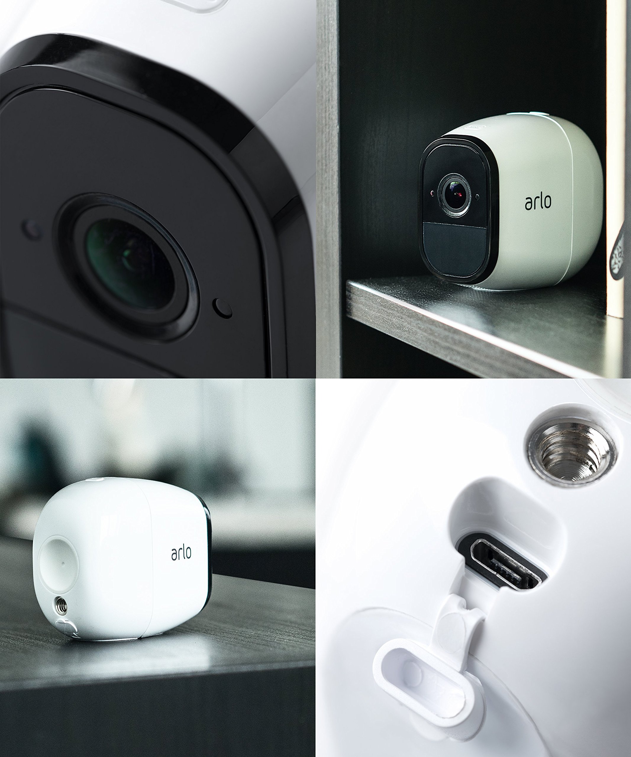 Arlo Pro By NETGEAR - 3 Wire-Free HD Cameras (VMS4330) With LIFX Wi-Fi ...