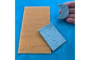 CREATE ALONG WITH POLYMER CLAY TV Texture Sheet Lizard Skin Scales for Polymer Clay and Mixed Media Stamping