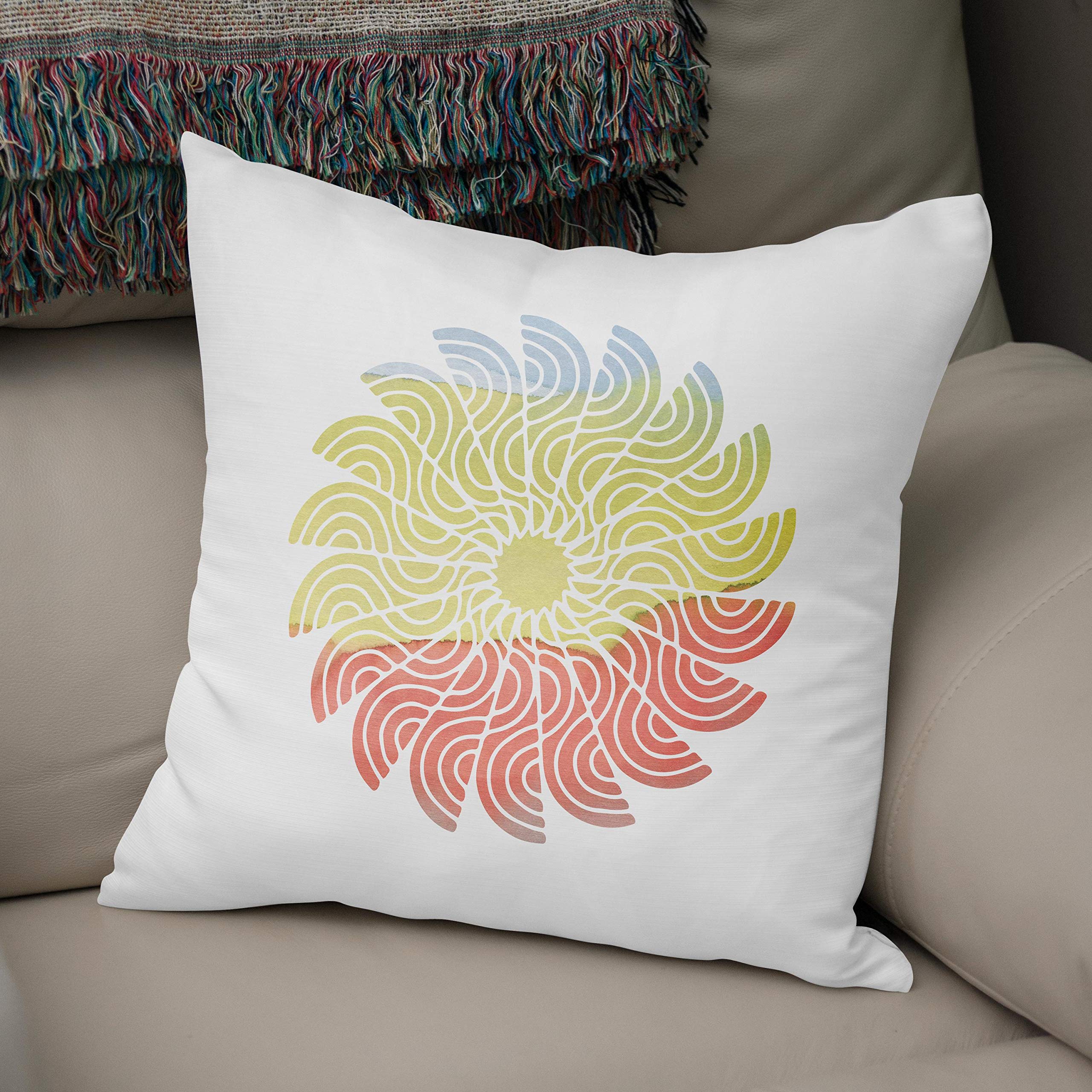 Bonamaison, Decorative Cushion Cover - 50% Cotton 50% Polyester - 43x43cm - Designed and Manufactured in Turkey