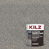KILZ Decorative Slip-Resistant Concrete Coating, Gray, 1 Gallon